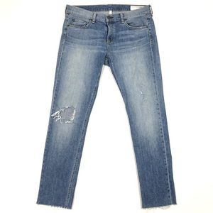 Rag & Bone Skinny Dre Jeans Raw Hem June Wash 24